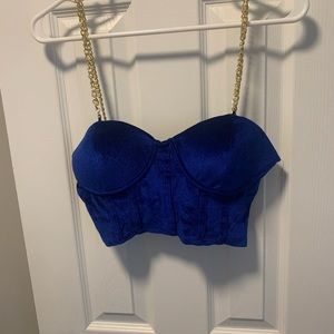 Never worn royal blue party corset top! Stunning!! 💙💙💙